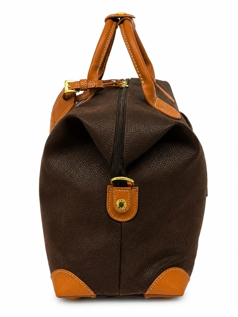 NWT Bric's Milano Life Collection 22” Brown Leather Weekender Cargo Duffle w/Tag